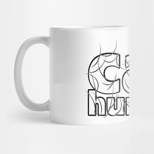 Cat Human Black Hair Mug